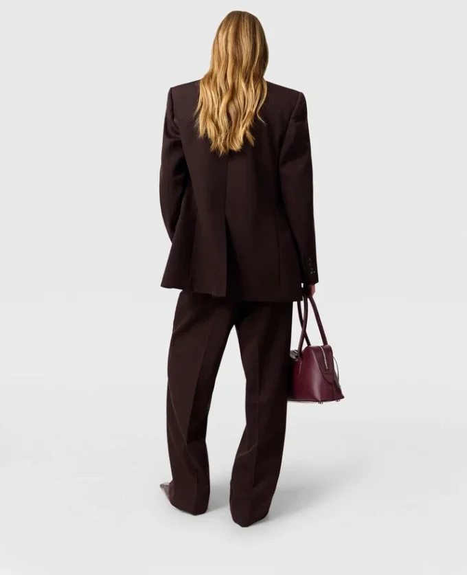 Einreihiger Blazer mit Spitzkragen