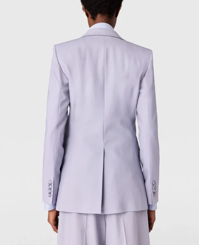Einreihiger Blazer mit Spitzkragen