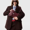 Einreihiger Blazer mit Spitzkragen