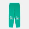 Elastische Jogginghose mit Frosch-Print