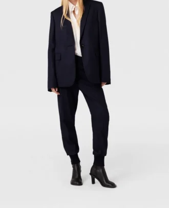 Elastische Sweathose aus Wolle