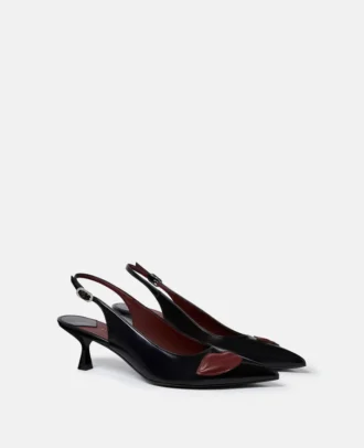 Elsa Kitten Heels mit Lippenapplikation