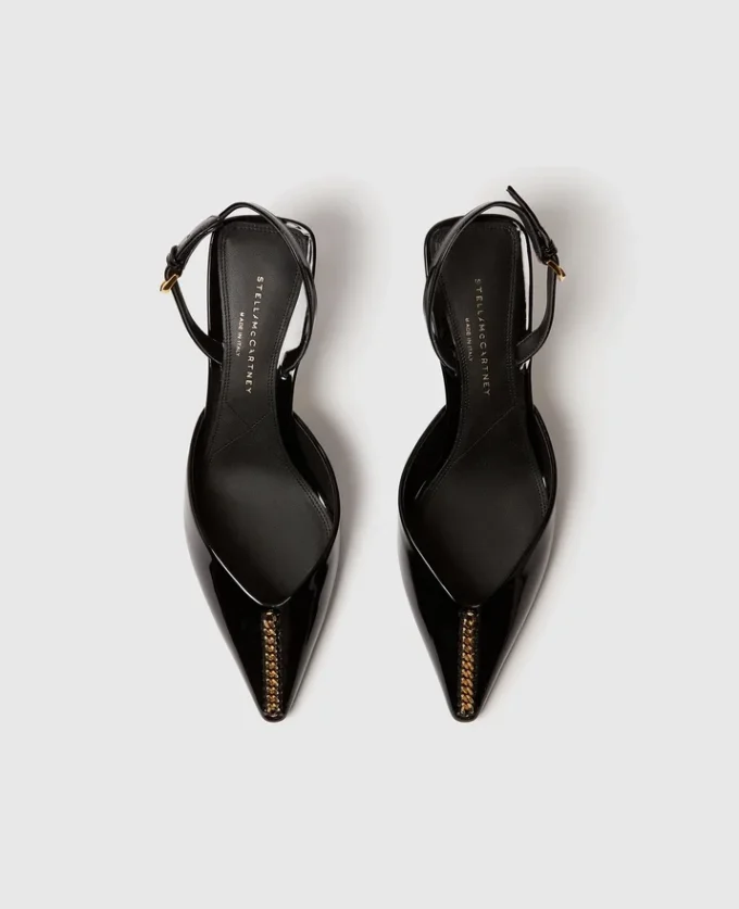 Elsa Slingbacks aus Lackleder