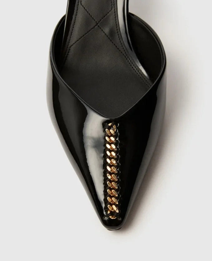 Elsa Slingbacks aus Lackleder