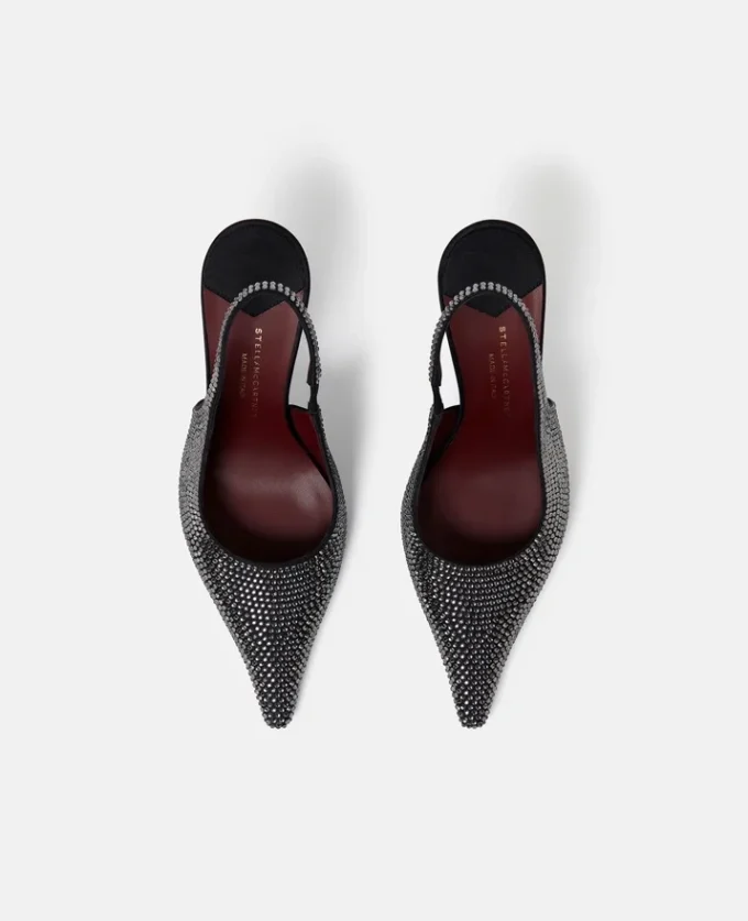 Elsa Slingbacks mit Kristallverzierung