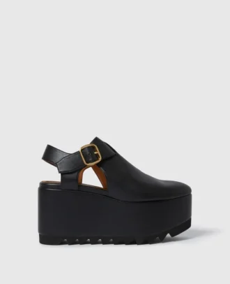 Elyse Plateau-Sandalen mit geschlossener Spitze und T-Steg