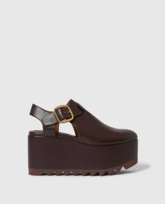 Elyse Plateau-Sandalen mit geschlossener Spitze und T-Steg
