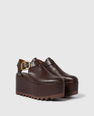 Elyse Plateau-Sandalen mit geschlossener Spitze und T-Steg