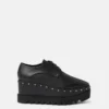 Elyse Star Stud Alter Mat Plateauschuhe