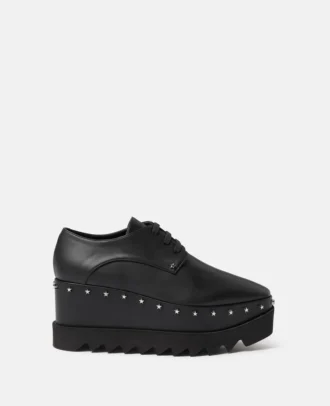 Elyse Star Stud Alter Mat Plateauschuhe