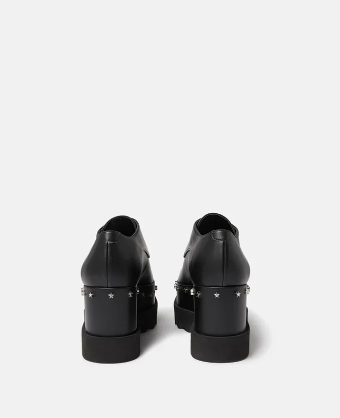 Elyse Star Stud Alter Mat Plateauschuhe