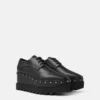 Elyse Star Stud Alter Mat Plateauschuhe