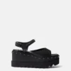 Elyse Star Stud Plateausandalen