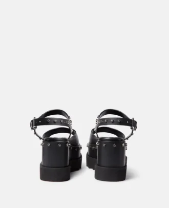 Elyse Star Stud Plateausandalen