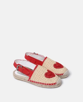 Espadrilles „Heart Raffia”