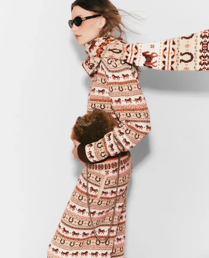 Fair Isle-Wollschal