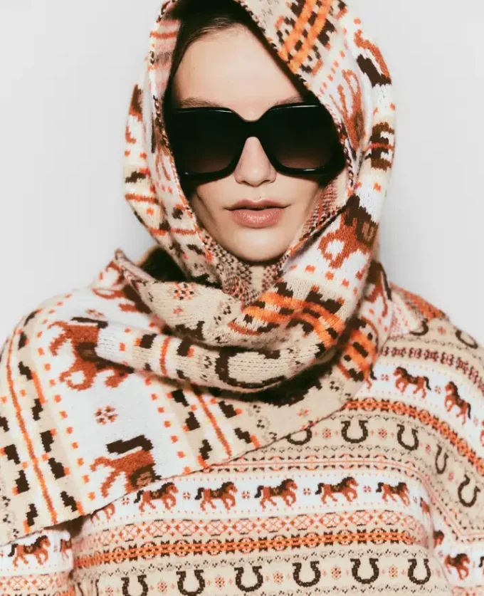 Fair Isle-Wollschal