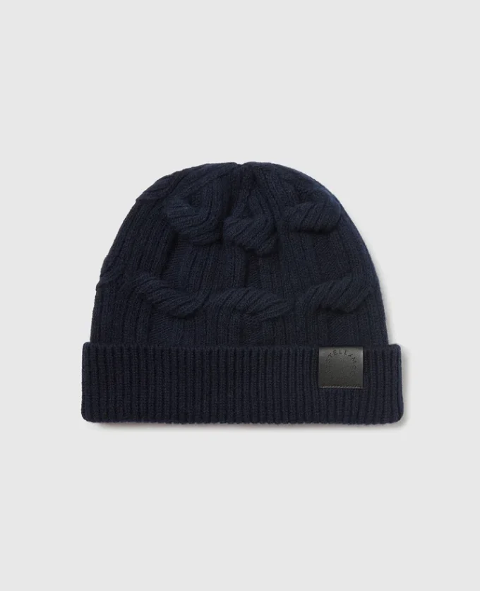 Falabella Cable-Knit Beanie
