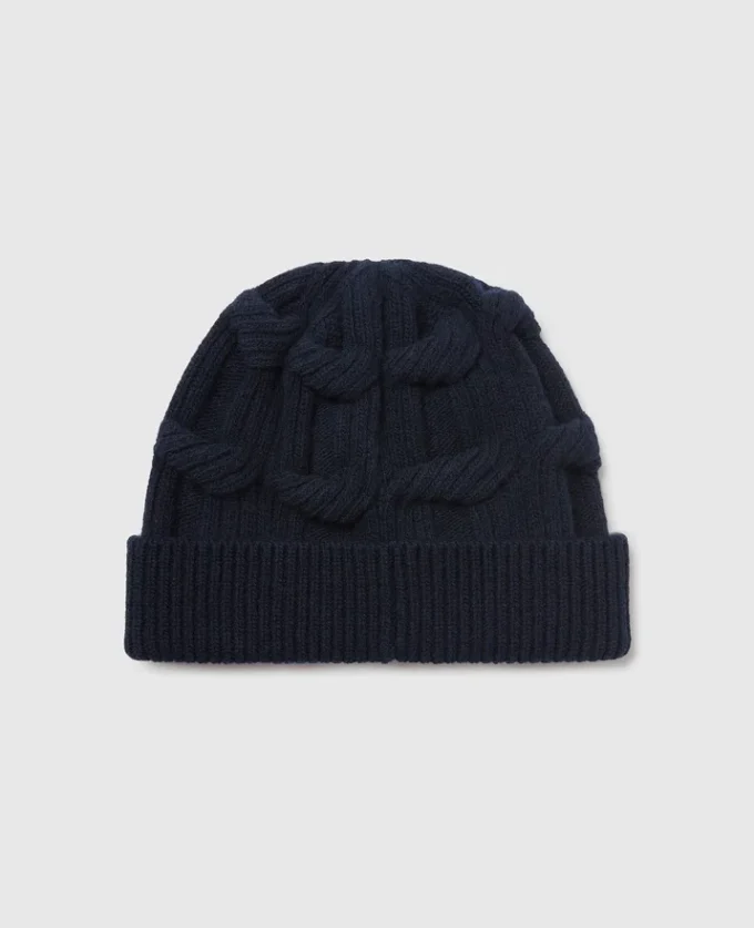 Falabella Cable-Knit Beanie