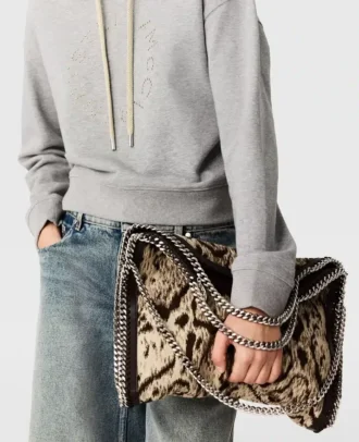 Falabella Cloud Leopard Fold-Over-Tasche