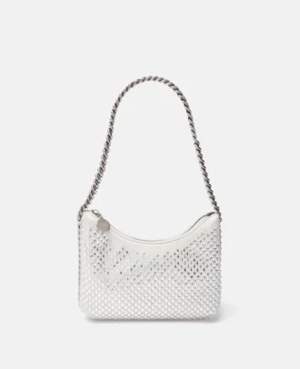 Falabella Crystal Hotfix Schultertasche mit Reißverschluss Falabella Crystal Hotfix Schultertasche mit Reißverschluss