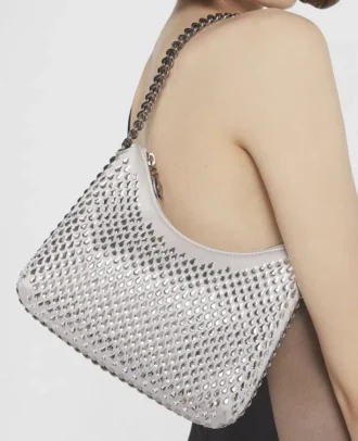 Falabella Crystal Hotfix Schultertasche mit Reißverschluss Falabella Crystal Hotfix Schultertasche mit Reißverschluss
