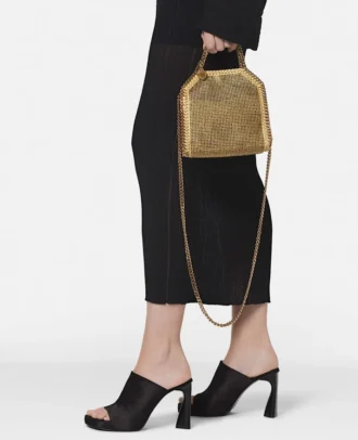 Falabella Crystal Mesh Mini-Tasche