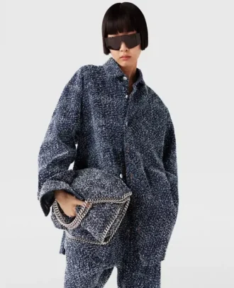 Falabella Faltbare Bouclé-Tasche
