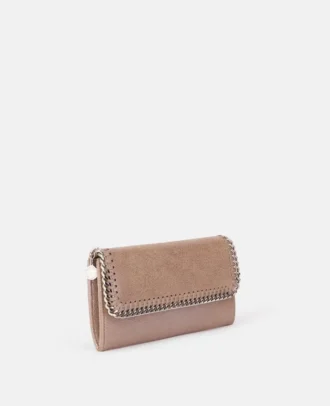 Falabella Flap Continental Geldbörse in Perlmuttoptik