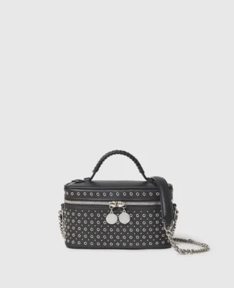 Falabella Kosmetiktasche mit Ösen und Nieten