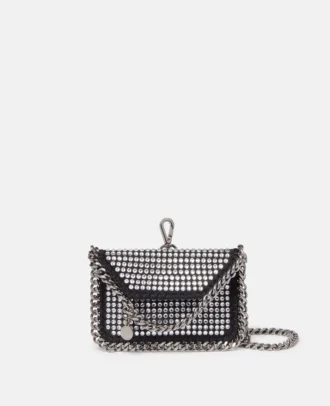 Falabella Kristall-Kartenetui mit Kette
