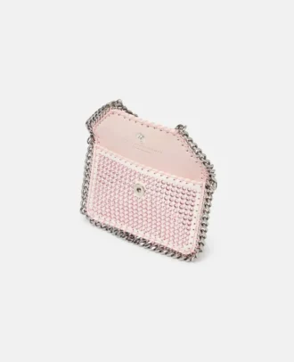 Falabella Kristall-Kartenetui mit Kette