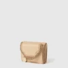 Falabella Metallic Tri-Fold Wallet