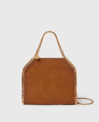 Falabella Mini-Tasche aus Wildleder