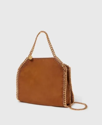 Falabella Mini-Tasche aus Wildleder
