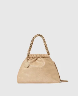 Falabella Mini-Umhängetasche mit Kordelzug