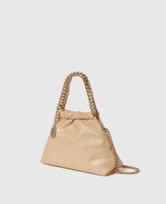 Falabella Mini-Umhängetasche mit Kordelzug