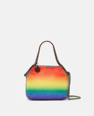 Falabella Rainbow Crystal Dégradé Mini-Tasche Falabella Rainbow Crystal Dégradé Mini-Tasche