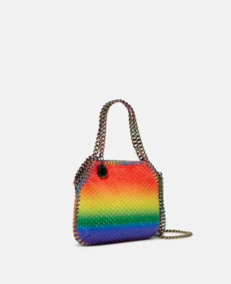 Falabella Rainbow Crystal Dégradé Mini-Tasche Falabella Rainbow Crystal Dégradé Mini-Tasche