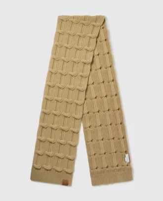 Falabella-Schal mit Zopfmuster