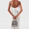 Falabella Tiny Crystal Cage Tote Bag