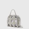 Falabella Tiny Crystal Cage Tote Bag