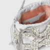 Falabella Tiny Crystal Cage Tote Bag