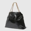 Falabella Tote Bag mit Krokodilprägung und Kordelzug