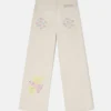 Farblich abgestimmte Jeans mit geradem Bein