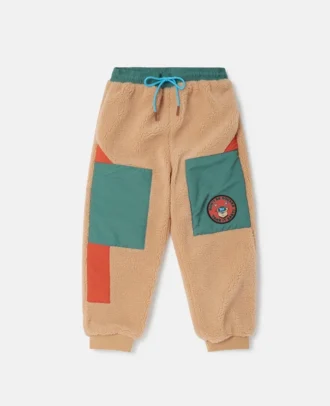 Fleece-Jogginghose mit Camp-Abzeichen