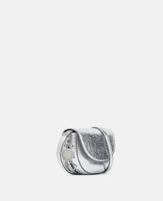Frayme Crackled Silver Schultertasche