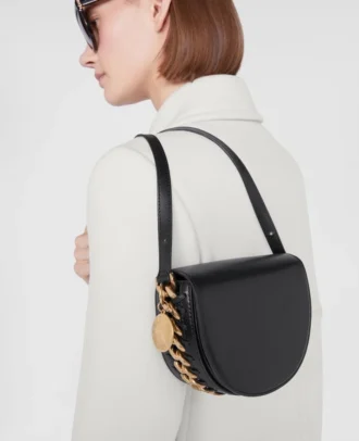 Frayme Kleine Schultertasche mit Klappe