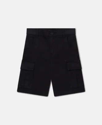 Gabardine-Cargoshorts