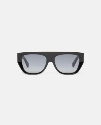 Geometrische Logo-Sonnenbrille